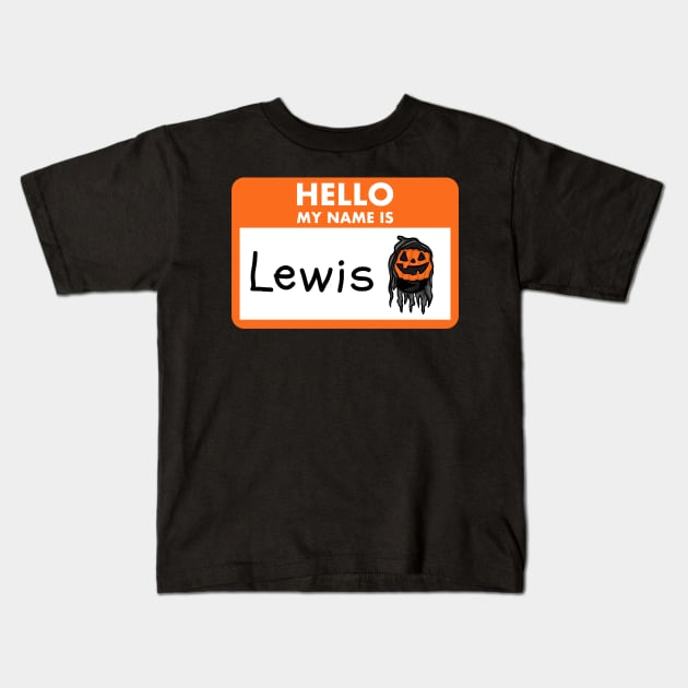 Hello my name is Lewis Kids T-Shirt by RoserinArt